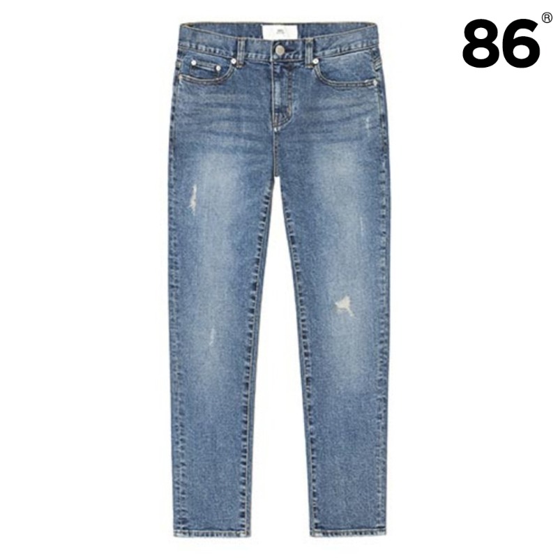 103K Blue Reworked Jeans / slim